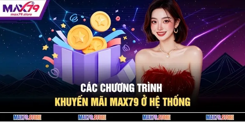 Các chương trình khuyến mãi MAX79 ở hệ thống