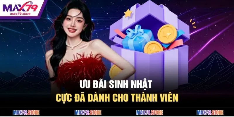 Ưu đãi sinh nhật cực đã dành cho thành viên